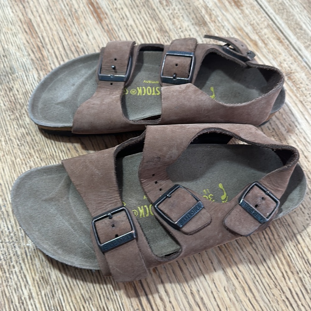Birkenstock classic Milano style sandal, size 36 never worn
